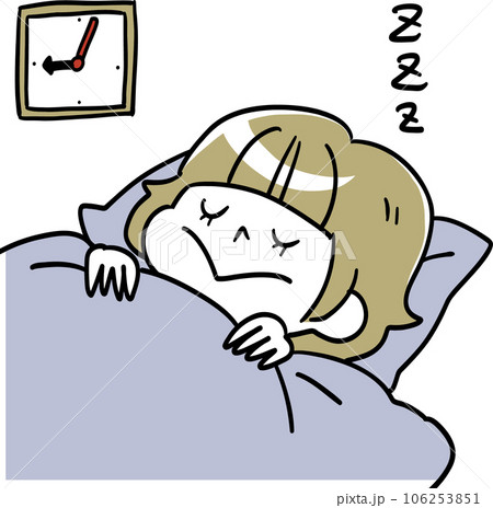 睡眠と健康と女性 106253851