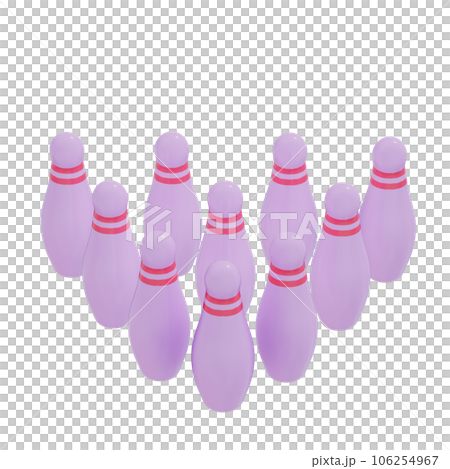 3d Sports bolling illustration 106254967