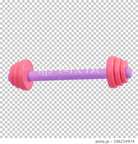 3d Sports dumbbell illustration 106254974
