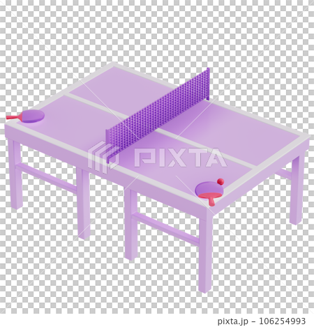 3d Sports table tennis illustration 106254993