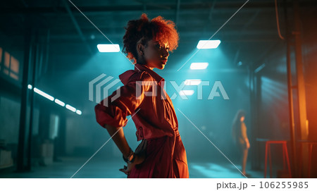 ミュージックビデオの撮影現場(Generative AI) ミュージックビデオの撮影現場(Generative AI) 106255985