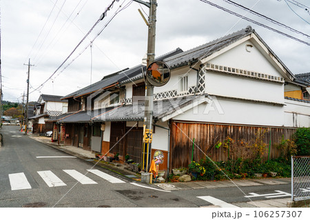 晩秋の足守の街並み3　岡山県岡山市北区足守 106257307