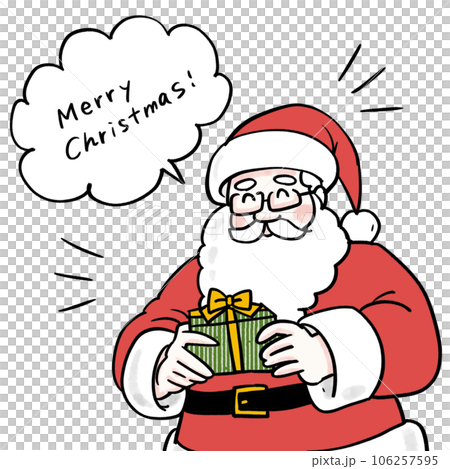 サンタクロース, クリスマス, プレゼント, サンタ, メリークリスマス, クリスマスツリー,  106257595