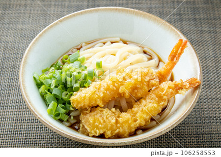 海老天ぶっかけうどん(冷)。 106258553