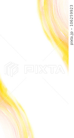 オレンジ色の流線の背景素材 水彩テクスチャ オレンジ色の流線の背景素材 水彩テクスチャ 106259923