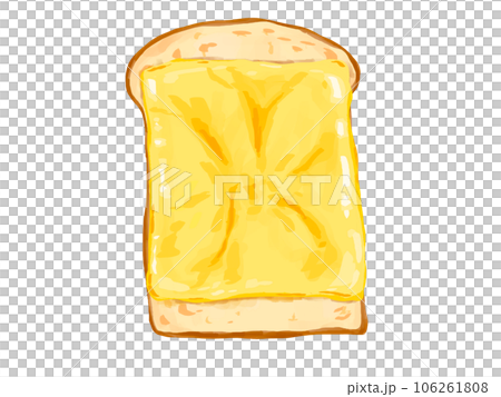 吐司，白麵包，山型，山地食品，奶酪，切片奶酪，麵包，早餐，早餐，早上，新鮮出爐 106261808