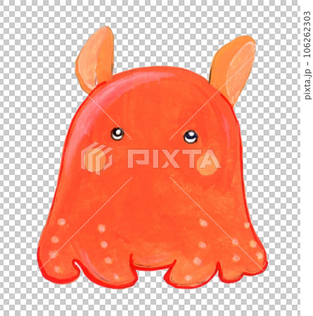 手描きの可愛いメンダコのイラスト 106262303