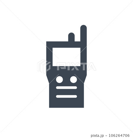 Walkie talkie icon (vector illustration) Walkie talkie icon (vector illustration) 106264706