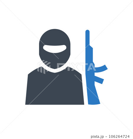 Terrorist icon 106264724