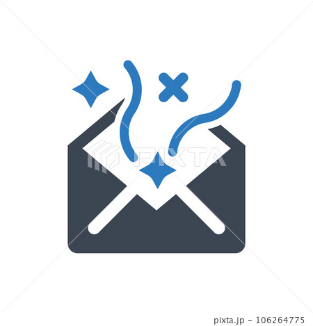 Party letter icon Party letter icon 106264775