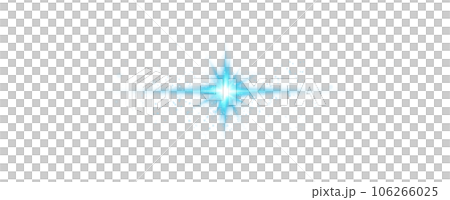 Blue star and sparks isolated on transparent background. Flares and sunbursts. Glowing light effects. PNG. Blue star and sparks isolated on transparent background. Flares and sunbursts. Glowing light effects. PNG. 106266025