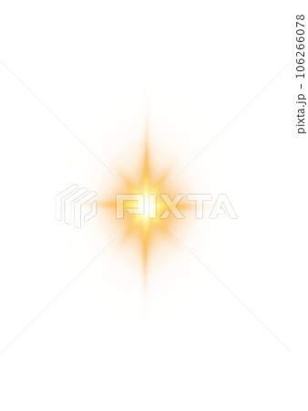 Golden star and sparks isolated on transparent background. Flares and sunbursts. Glowing light effects. PNG. Golden star and sparks isolated on transparent background. Flares and sunbursts. Glowing light effects. PNG. 106266078