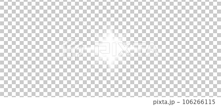 White star and sparks isolated on transparent background. Flares and sunbursts. Glowing light effects. PNG. 106266115