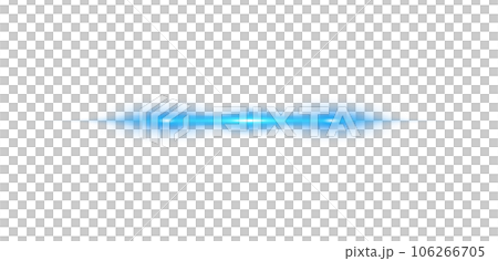 Blue horizontal lens flares. Laser beams, horizontal light rays. Beautiful light flares. Glowing streaks on transparent background. PNG. Blue horizontal lens flares. Laser beams, horizontal light rays. Beautiful light flares. Glowing streaks on transparent background. PNG. 106266705