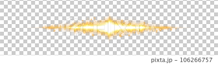 Yellow horizontal lens flares. Laser beams, horizontal light rays. Beautiful light flares. Glowing streaks on transparent background. PNG. Yellow horizontal lens flares. Laser beams, horizontal light rays. Beautiful light flares. Glowing streaks on transparent background. PNG. 106266757