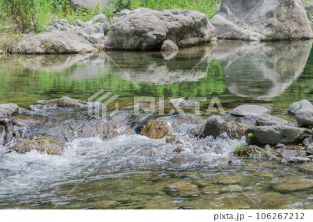 【真夏の道志川】 【真夏の道志川】 106267212