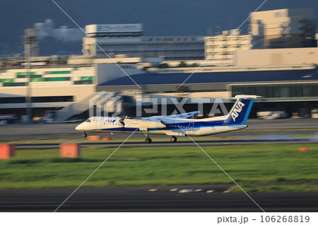 伊丹空港を着陸する飛行機 伊丹空港を着陸する飛行機 106268819