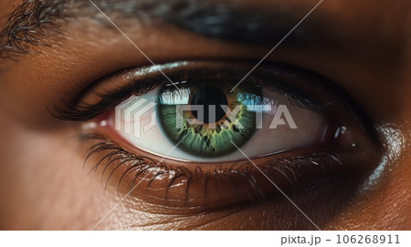 Eye of an African American man. Eye of an African American man. 106268911