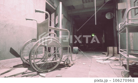 Interior of hospital in Pripyat abandoned city in Chernobyl 106270968
