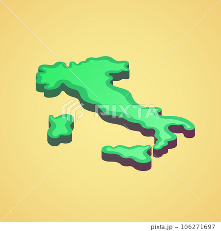 Italy stylized map 106271697