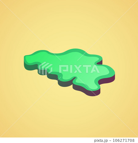 Belgium stylized 3D map Belgium stylized 3D map 106271708