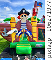 Avenhorn, Netherlands. August 22, 2023. An inflated bouncy castle for children. 106271977