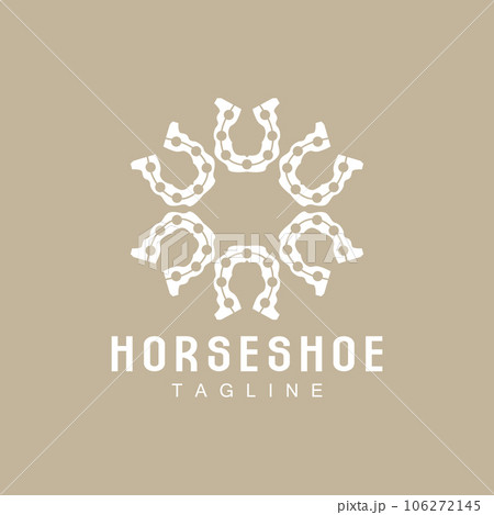 Horseshoe Logo, Cowboy Horse Vector, Icon Design Symbol Template Horseshoe Logo, Cowboy Horse Vector, Icon Design Symbol Template 106272145