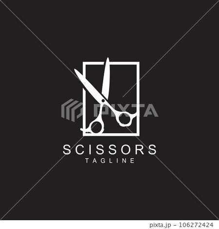 Scissors Logo, Shaver Vector, Simple Barber Shop Design, Icon, Background, Symbol, Template Scissors Logo, Shaver Vector, Simple Barber Shop Design, Icon, Background, Symbol, Template 106272424