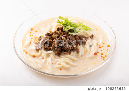 冷やし豆乳坦々うどん 106273636