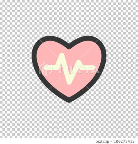 醫療相關彩色單項圖標 心音 106275415