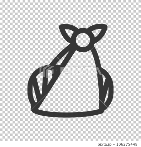 Medical-related line drawing single icon Fracture arm 106275449