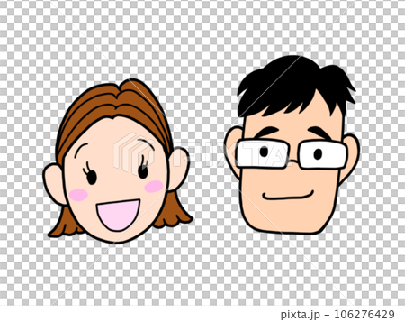 Couple illustration color 106276429