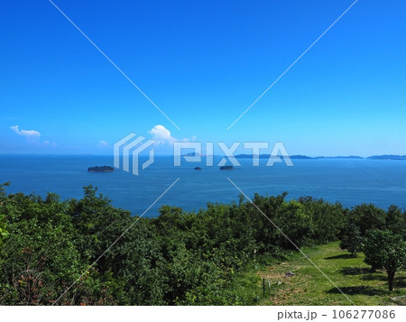 万葉の岬から見る夏の播磨灘の眺望 106277086