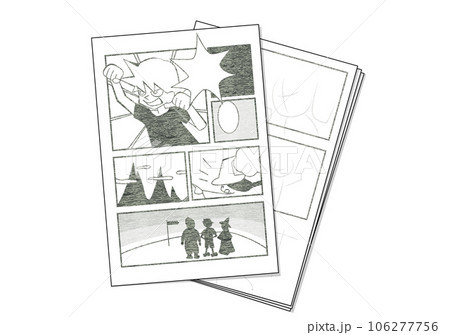 漫画制作のイラスト 106277756