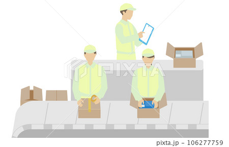 工場内軽作業イラスト 工場内軽作業イラスト 106277759