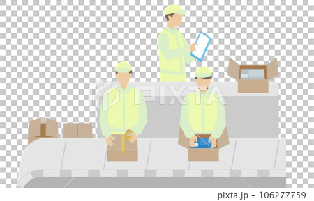 工場内軽作業イラスト 工場内軽作業イラスト 106277759