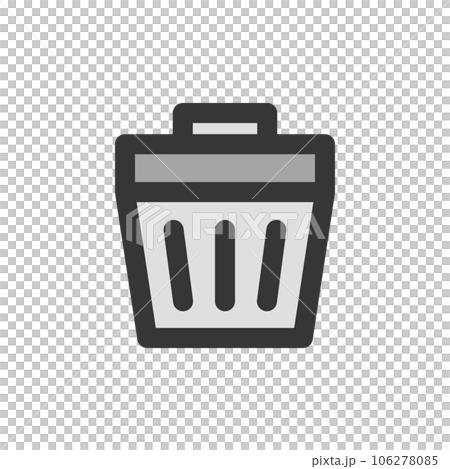 Daily necessities color single item icon trash can 106278085