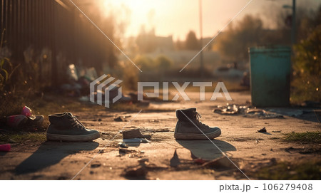 誘拐・家出・幼児虐待・ネグレクト・児童虐待・育児放棄のイメージ(Generative AI) 誘拐・家出・幼児虐待・ネグレクト・児童虐待・育児放棄のイメージ(Generative AI) 106279408