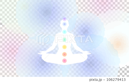 チャクラのイメージのイラスト 106279413