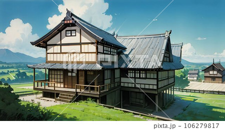 アニメの背景のイラスト「AI生成画像」 106279817