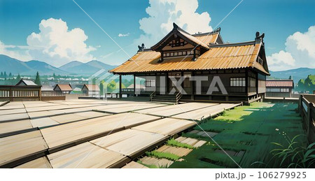 アニメの背景のイラスト「AI生成画像」 106279925