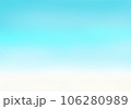 背景素材　沖縄の海のイメージ　白い砂浜　色薄め 106280989