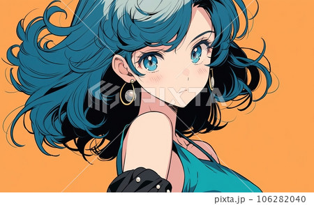 アニメ風女の子,Generative AI AI画像 106282040