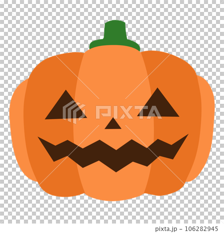 ハロウィンのかぼちゃのベクターイラスト 106282945