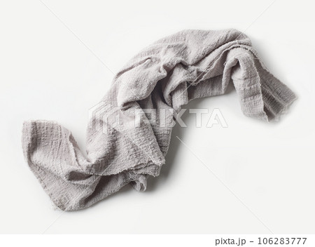 crumpled cotton napkin 106283777