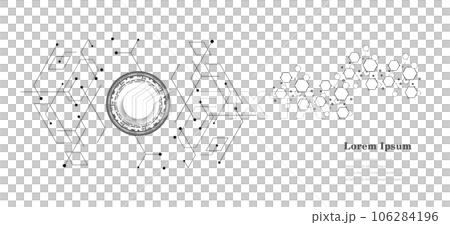 幾何学 抽象 AI 人工知能 科学 背景 透過 106284196