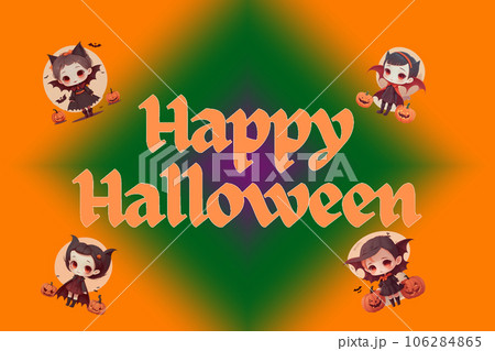 ハロウィン,かわいいドラキュラ ハロウィン,かわいいドラキュラ 106284865