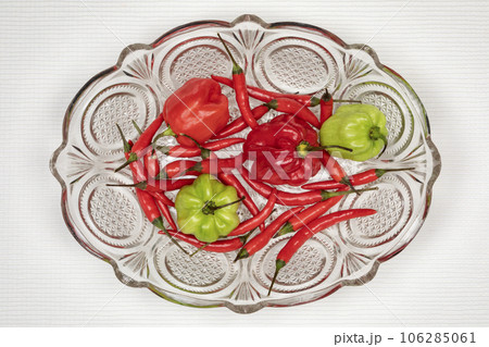 Scotch Bonnet and Thai Chili Peppers 106285061