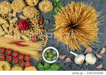 Selection of Italian Dried Pasta Selection of Italian Dried Pasta 106285096