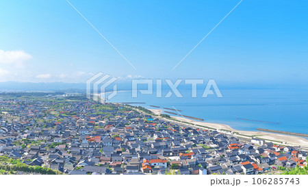 【奉納山展望台より出雲市内を一望】 (高解像度版) 島根県出雲市大社町杵築北 106285743